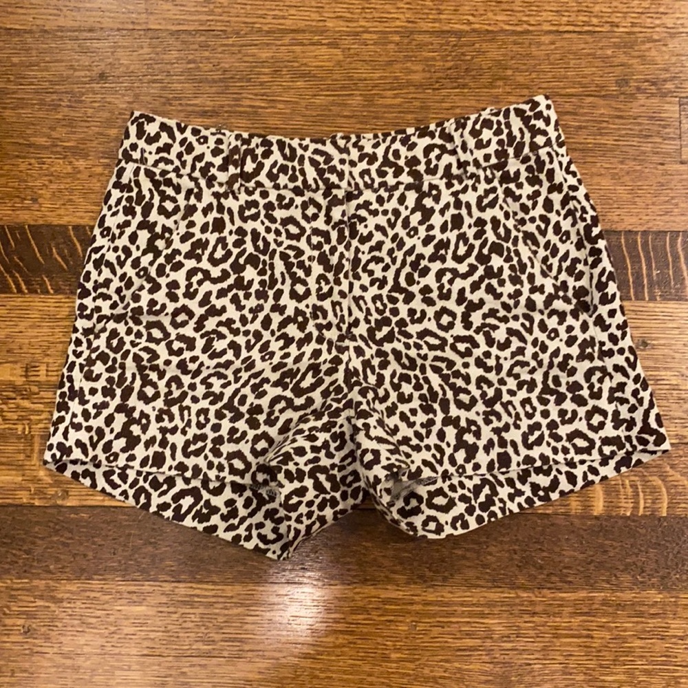 Jcrew Leopard Printed Shorts - image 1